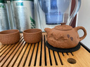 和泥有緣 紫砂壺宜興紫砂純全手工泡茶壺禮品茶具套裝原礦段泥 靈芝供春320CC 200cc 曬單實(shí)拍圖