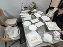 佳億廚連裝飾甜品臺展示架擺件歐式冷餐茶歇擺臺蛋糕點(diǎn)心托盤(pán)下午茶點(diǎn)心架 六件套 曬單實(shí)拍圖