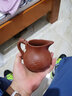 玉頤閣 宜興茶壺茶具茶道配件茶漏純手工原礦紫砂公道杯 大紅袍龍把款 350cc 曬單實(shí)拍圖