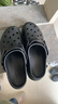 卡駱馳（crocs）洞洞鞋男鞋子 夏季涼鞋涉水鞋沙灘鞋透氣拖鞋 208776-001 M10W12 曬單實(shí)拍圖