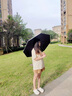 RAINLITE  漸變自動(dòng)太陽(yáng)傘男女兩用折疊晴雨傘防曬防紫外線(xiàn)遮陽(yáng)傘 海鹽藍 10骨+自動(dòng)雙骨+黑膠防曬 曬單實(shí)拍圖