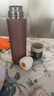 膳魔師（THERMOS）新款兔子FFM-501 保溫杯 男女便攜水杯 韓國學(xué)生文藝直飲杯帶蓋子 粉色 500ml 曬單實(shí)拍圖