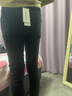 AEMAPE牛仔褲女2025春秋冬季新款加絨排扣高腰小腳三?？蹥赓|(zhì)顯瘦休閑 黑色單款  XL _建議121-135斤 曬單實拍圖
