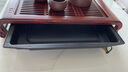 漢唐茶盤(pán)實(shí)木功夫茶具套裝茶臺黑紫檀實(shí)木儲水排水式托盤(pán)家用大號茶托 紅檀小雅致單茶盤(pán)42.2*26.6CM 曬單實(shí)拍圖