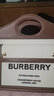 博柏利（BURBERRY）【禮物】女包 迷你雙色帆布拼皮革口袋包手提包 曬單實(shí)拍圖