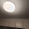 一格照明（YIGELIGHTING）奶油風(fēng)云朵燈LED主臥室吸頂燈創(chuàng)意兒童房燈法式南瓜房間燈具燈飾 全光譜_直徑48CM三色變光 曬單實(shí)拍圖