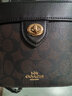 蔻馳（COACH）奢侈品女包KAY盒子包手提斜挎包黑色【品牌授權(quán)】七夕情人節(jié)禮物 曬單實拍圖