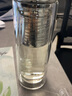 膳魔師（THERMOS）雙層玻璃杯茶杯耐熱水杯男女士過濾網(wǎng)泡茶杯TCGA/GB/GDGE-400ml TCGE-400 灰色GY 400ml 曬單實拍圖