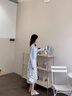 艾珠兒（Aizhuer）雪紡連衣裙女2025年夏季新款顯瘦春秋小個(gè)子碎花吊帶套裝裙子夏天 外披+吊帶連衣裙 M 曬單實(shí)拍圖