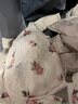 糖粒內(nèi)衣女文胸大碼薄款大胸顯小聚攏上托防下垂收副乳軟鋼圈調(diào)整型 8797白色 上托顯小-全罩杯 90E 曬單實拍圖