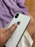 新爵 苹果iphone手机壳玻璃镜面液态硅胶防摔潮牌个性软全包超薄男女款 亮白色【钢化玻璃背板】 适用苹果X/XS【5.8英寸】 实拍图