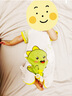 優(yōu)奇寶寶睡衣夏季薄款嬰幼兒睡袍純棉睡裙兒童防踢被男童女連體家居服 小恐龍綠 73cm 曬單實(shí)拍圖