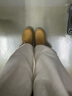 添柏嵐（Timberland）【保稅直發(fā)】女鞋大黃靴戶(hù)外防水潮流百搭 10361W寬版 小麥色 8 曬單實(shí)拍圖