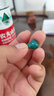 牧思 高瓷藍(lán)綠松石玉化三通佛頭散珠 頂珠 配珠 金剛菩提手串吊墜掛件 綠色對(duì)孔10mm高瓷無鐵線 曬單實(shí)拍圖