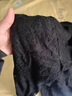 芷依麗 蕾絲打底衫女春秋新款洋氣百搭長(cháng)袖加絨加厚網(wǎng)紗小衫內搭上衣 黑色（加絨） L 96-105 曬單實(shí)拍圖