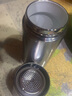 繁簡(jiǎn)保溫杯男女士陶瓷內膽茶水分離杯泡茶杯養生杯公司企業(yè)批量定制免費刻字 鋼本色【400ML】+杯套杯刷 曬單實(shí)拍圖