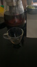 明尊（LIGHTKING）耐高溫小玻璃茶杯套裝 透明水杯帶把手加厚品茗杯功夫茶杯茶具 玻璃小茶杯 150ml 6只 曬單實(shí)拍圖