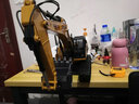 匯納玩具（HUI NA TOYS）遙控全合金挖掘機超大號工程車(chē)絲桿傳動(dòng)32通道挖土機專(zhuān)業(yè)級模型 580升級版標配（一組車(chē)身電池） 曬單實(shí)拍圖