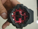 卡西歐（CASIO）黑金gshock黑白賽車冰韌運(yùn)動(dòng)時(shí)尚手表學(xué)生防水送男學(xué)生腕表禮物男 GA-110HDS-7APRT凸變英雄 曬單實(shí)拍圖