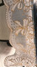 梦卡琳（DREAM KARIN）欧式桌布防水免手洗用PVC餐桌茶几长方形烫金塑料台布 烫金桌布100宽*150长 实拍图