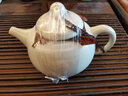 汝道汝窯茶壺泡茶家用陶瓷單壺功夫茶具中式復(fù)古球孔過濾徹茶壺 天青汝窯汝意壺230ml不開片 曬單實拍圖
