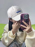 樸盺棒球帽女2025新款深頂防曬帽米白大頭圍顯臉小寬帽檐軟頂鴨舌帽子 米白-店長推薦 曬單實(shí)拍圖