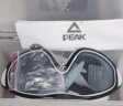 匹克PEAK成人游泳镜男女高清防雾防水大框一体专业潜水游泳眼镜YS22101平光黑白 实拍图