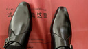 THOM WILLS手工孟克鞋男真皮英倫搭扣僧侶鞋商務(wù)正裝皮鞋冬季 黑色C181 41 /7.5碼 曬單實(shí)拍圖