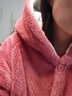 夢(mèng)舒紛卡通情侶睡袍女冬季可愛珊瑚絨睡衣加厚浴袍法蘭絨睡裙男士家居服 草莓熊睡衣 M 160-165CM 曬單實(shí)拍圖