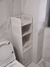 雅刻麗衛生間置物架浴室收納架落地防水洗手間儲物架層架廁所馬桶架子窄邊柜 6HX（帶柜門(mén)）長(cháng)30寬30高118厘米 曬單實(shí)拍圖