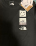 北面（The North Face）短袖T恤男女同款笑臉印花寬松透氣休閑半袖春夏新款 黑色 3XL /190 曬單實(shí)拍圖
