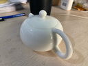 天城一品 茶壺陶瓷羊脂白玉泡茶壺品茗壺手工西施壺家用功工夫茶具套裝 羊脂白玉西施壺 曬單實(shí)拍圖