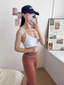MAIA ACTIVE  云感BRA 細肩帶健身背心日常休閑美背運動(dòng)文胸瑜伽內衣上衣女 純凈白 S 曬單實(shí)拍圖