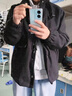 安初夏假兩件外套棉服男士休閑套裝秋冬季加絨加厚寬松棉衣服男裝三件套 加絨黑外套+高領(lǐng)黑毛衣+加絨褲 XL 建議120-140斤 曬單實(shí)拍圖