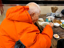 心地良品襪子男襪康友襪松口襪寬松棉襪  中筒春秋冬季新款休閑襪商務(wù)棉襪松口不勒腳腕中老年人襪大碼襪 3雙裝（1雙復古棕+2雙深藏青） 均碼(25-27cm) 曬單實(shí)拍圖