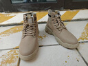卡帝樂(lè )鱷魚(yú)（CARTELO）馬丁靴男靴加絨冬季皮毛一體保暖工裝靴男士高幫靴子男勞保鞋男 曬單實(shí)拍圖