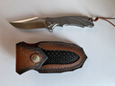 JAPTECH日本科技 M390粉末鋼 鈦合金戶(hù)外戰術(shù)高硬度小刀EDC折疊刀 曬單實(shí)拍圖