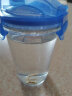 Glasslock耐热加厚玻璃杯钢化玻璃水杯进口杯子茶杯牛奶杯 蓝色(无提绳) 500ml 实拍图