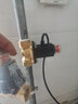 金盛安 燃氣報警器家用聯(lián)動電磁閥煤氣天然氣液化氣泄漏自動切斷閥 直通閥(DN15銅閥4分) 曬單實拍圖