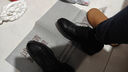 金利來（goldlion）男鞋商務(wù)正裝鞋時(shí)尚輕便鹿皮牛津鞋G521410506AAA黑色39 曬單實(shí)拍圖