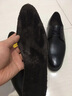 金利來（goldlion）男鞋 冬季加絨保暖棉鞋 男士圓頭商務(wù)正裝鞋軟皮系帶棉皮鞋男 黑色 41 曬單實拍圖