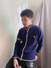 Bejirog男童開(kāi)衫毛衣2025春裝兒童衣服男外套新款拉鏈毛線(xiàn)10歲針織衫外穿 藏青色(不加絨) 170 cm 曬單實(shí)拍圖