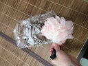 勛貍粑大號沐浴球大號浴花柔軟泡泡花不散起沫球搓背沐浴用品洗澡 兩個(gè)裝【桃粉+栗棕】 曬單實(shí)拍圖
