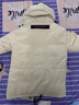JEEP SPIRIT極寒冬季男士羽絨服加厚寬松工裝休閑加肥加大碼毛領(lǐng)加厚保暖外套 象牙白【真貉子毛領(lǐng)】 L 【100-120斤】 曬單實(shí)拍圖
