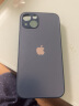 酷瑟 苹果13手机壳高端磨砂玻璃iphone镜头全包保护套防摔耐脏网红时尚男女新潮款 海军蓝 13（6.1寸双摄像头） 实拍图