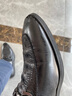 卡帝樂(lè )鱷魚(yú)商務(wù)正裝辦公室英倫尖頭男士皮鞋鱷魚(yú)紋約會(huì )結婚潮皮鞋內增高透氣 黑色套腳標準款 40(標準皮鞋碼) 曬單實(shí)拍圖