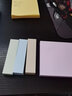 得力（deli）400頁(yè)4色簡(jiǎn)約便簽紙便利貼76*76mm易事貼百事貼計劃本留言貼辦公用品 淺調系列多規格-400張 21551 曬單實(shí)拍圖