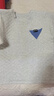 棉棉柔寶寶保暖衣套裝兒童內(nèi)衣冬季三層夾棉嬰兒睡衣秋冬款純棉男童秋衣 花灰色套頭 高腰護(hù)肚 120cm 曬單實拍圖