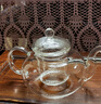 禾艾蘇（heisou）玻璃泡茶壺耐熱帶過(guò)濾內膽玻璃功夫茶具泡花草居家辦公茶具泡茶器 600ml茶壺 曬單實(shí)拍圖