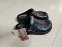 羅敷（Luo Fu）LUOFU洞洞鞋男包頭個(gè)性透氣沙灘鞋夏室內(nèi)外防滑外穿情侶涼拖鞋男 黑色 43 曬單實(shí)拍圖